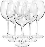 Premium Collection Large Crystal Clear Red Wine Glasses, 21 Ounce - Set of 6 | Amazon (US)