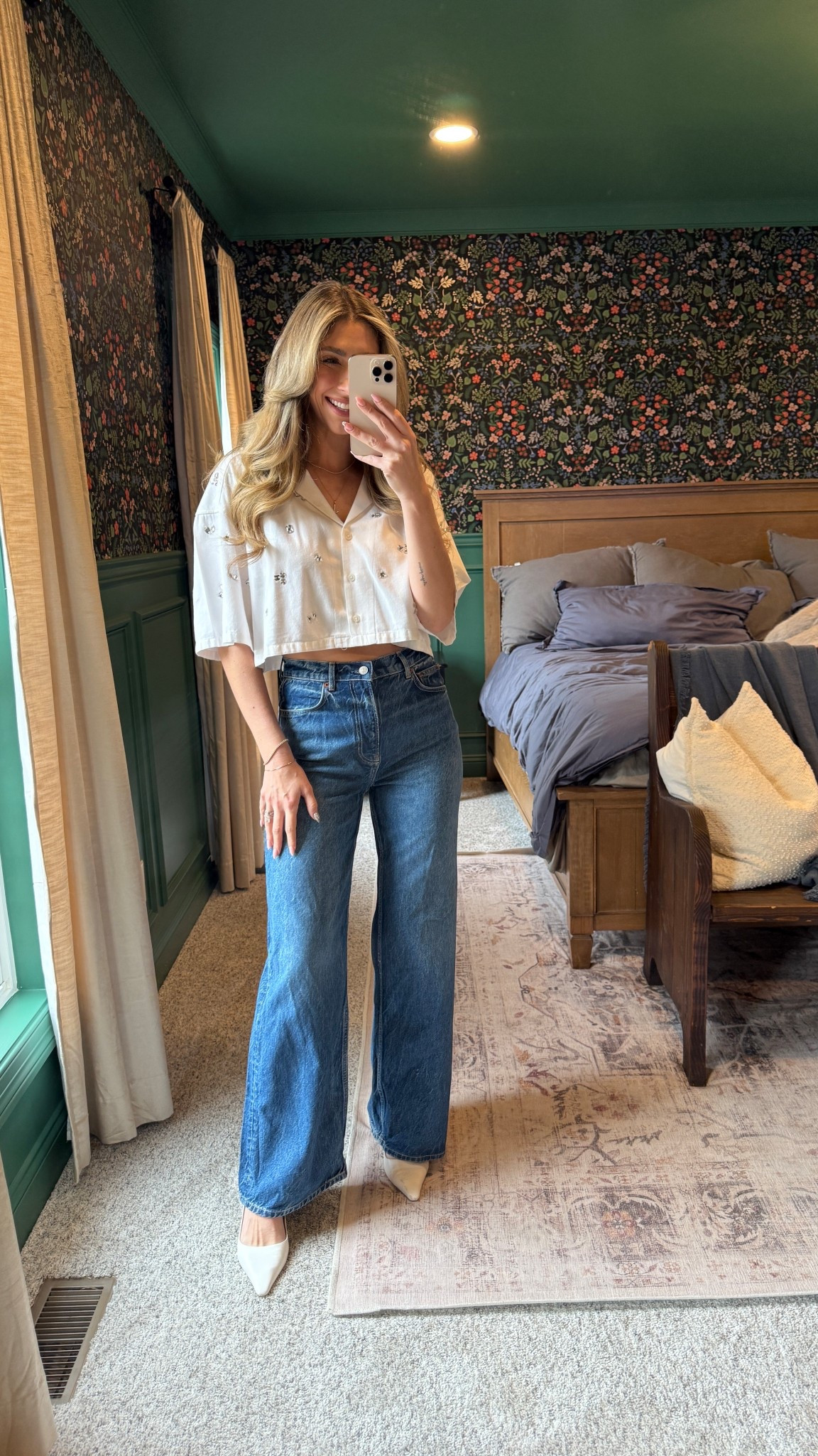 Outfit of the day. Casual wide leg pant. Shirt is out of stock but linked similar. Jeans are tall girl friendly! 

#LTKootd #LTKTall #LTKmomlife