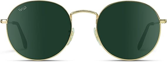 WearMe Pro - Reflective Lens Round Trendy Sunglasses | Amazon (US)