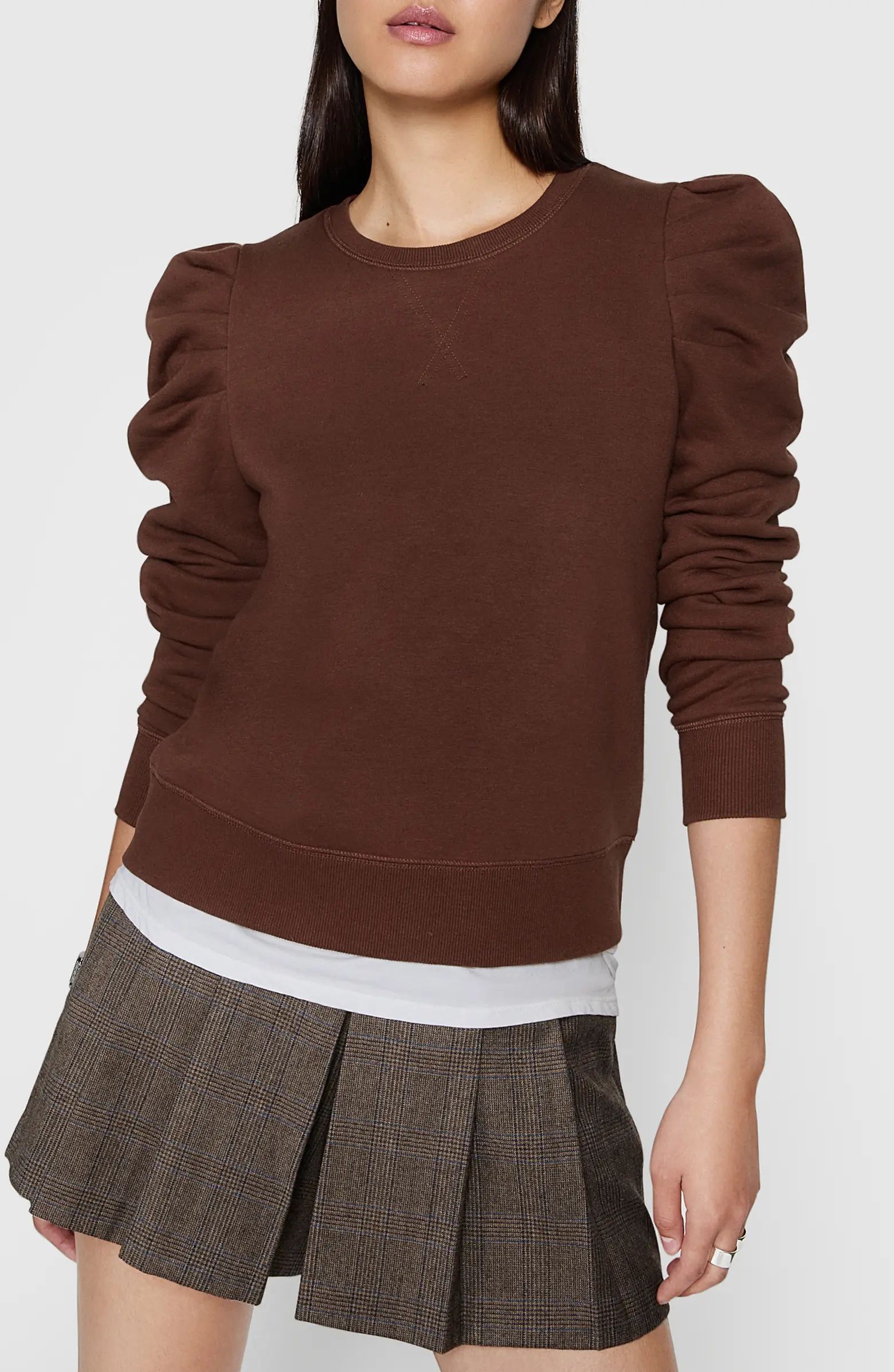 Janine Puff Shoulder Sweatshirt | Nordstrom