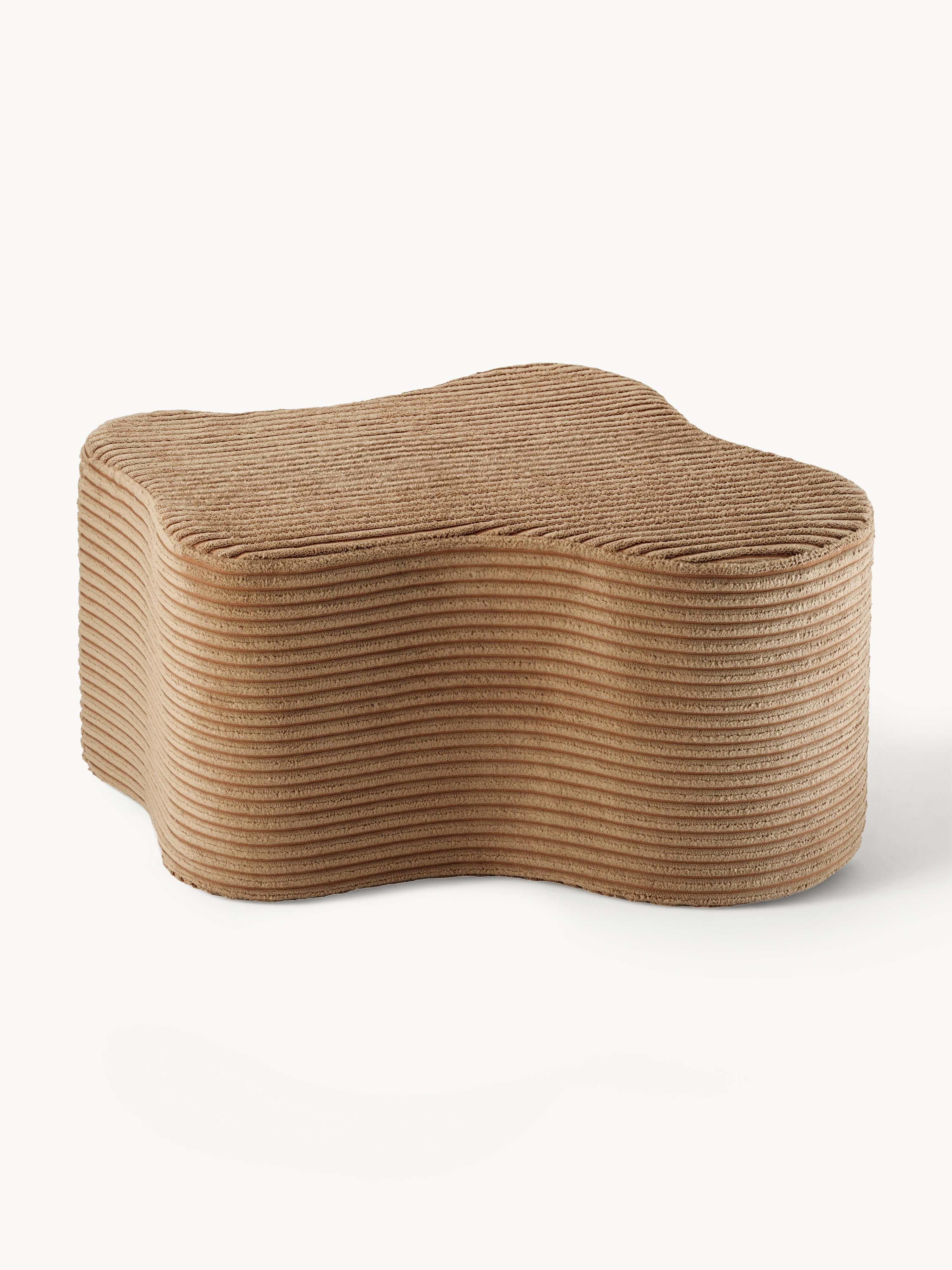 Handgefertigter Kinder-Pouf Cloud aus Cord | Westwing EU