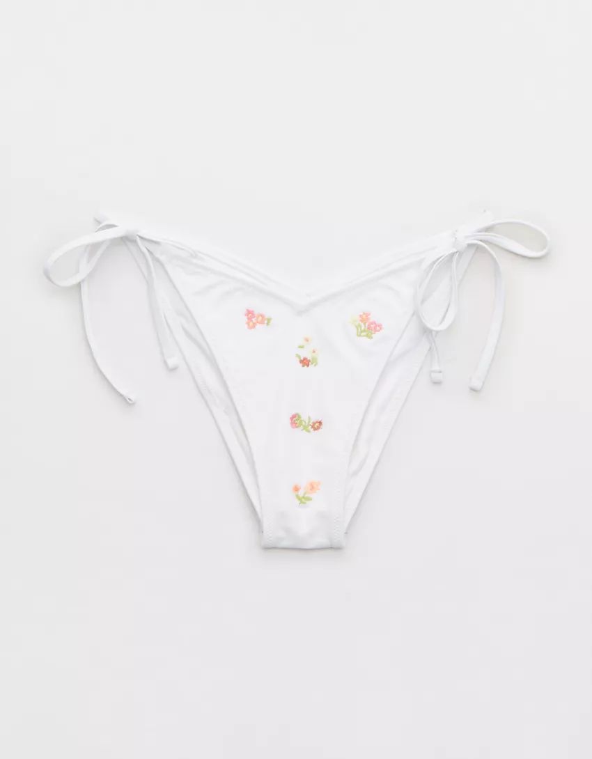 Aerie Low Rise Tie Cheekiest Bikini Bottom | Aerie