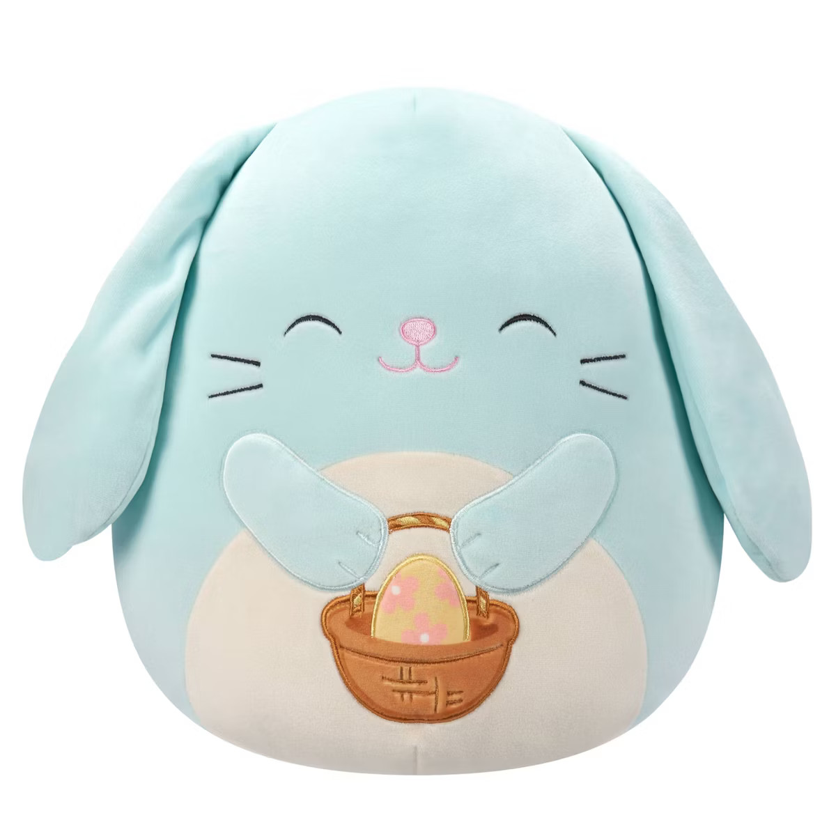 Squishmallows 16" Sammy Seafoam Green Bunny Holding Basket Large Plush | Target