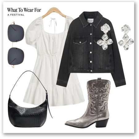 Festive outfit inspo 🏕️ 

Mini dress, metallic western boots, summer outfits, eras tour, Taylor swift concert, Glastonbury, music event, country chic, quilter jackets, & other stories, denim jacket  

#LTKsummer #LTKfestival #LTKstyletip