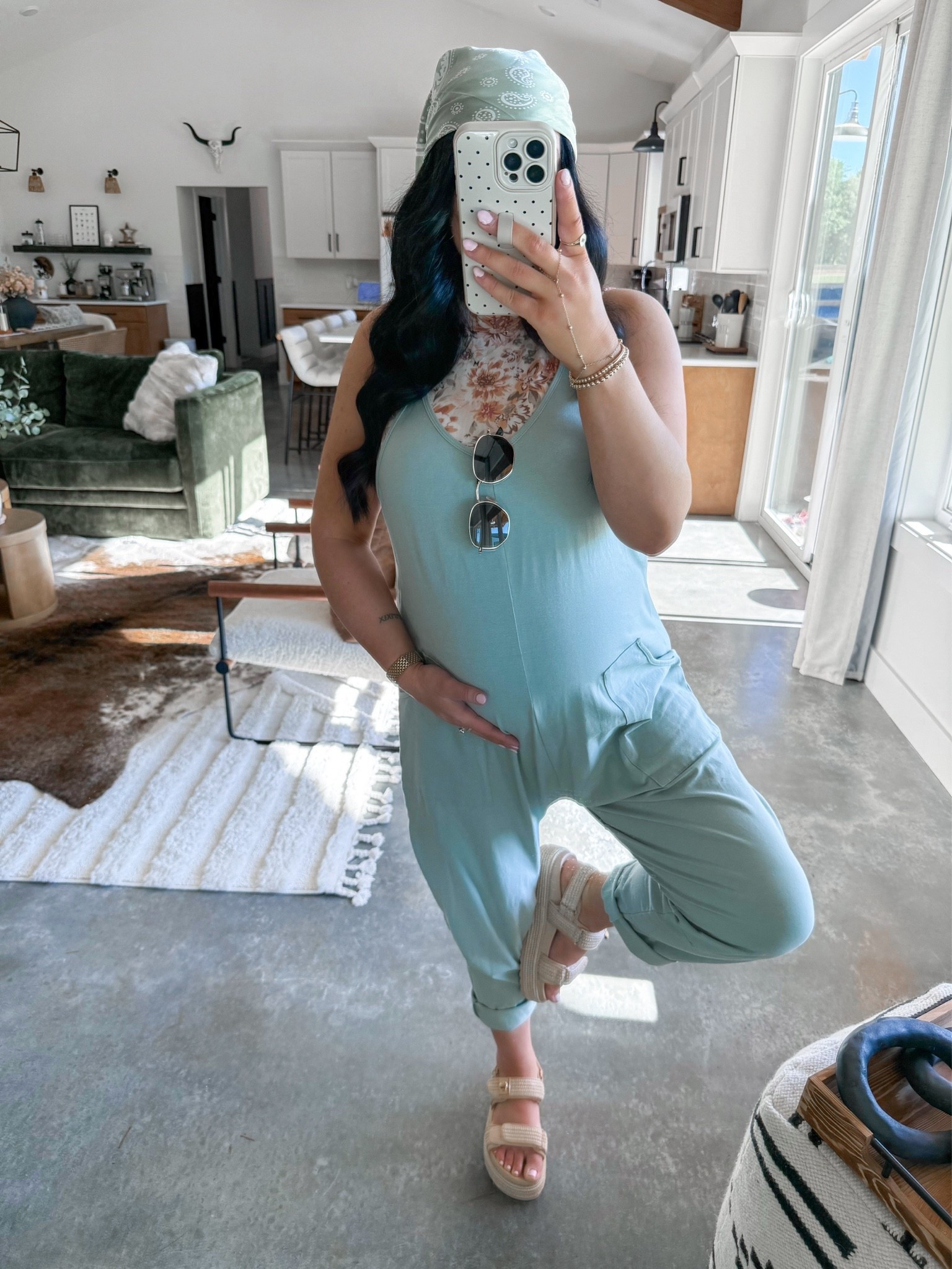 Comfy Bump Friendly Summer Outfit 🤍

#LTKootd