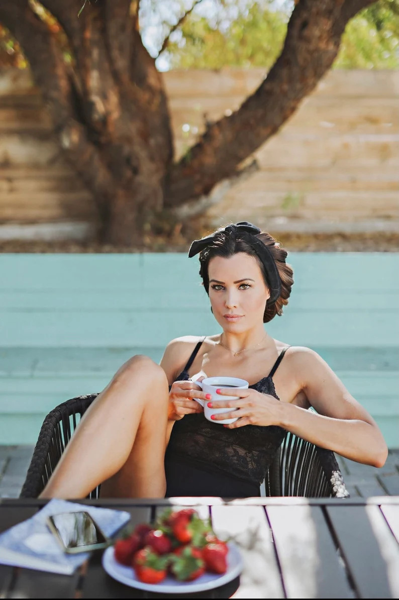 Heatless curling ribbon / Made in USA / Cotton velour / Black  / Curls / Beachy waves / Beach hai... | Etsy (US)