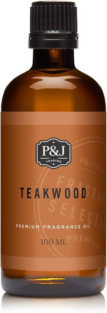 P&J Fragrance Oil | Teakwood Oil 100ml - Candle Scents for Candle Making, Freshie Scents, Soap Ma... | Amazon (US)