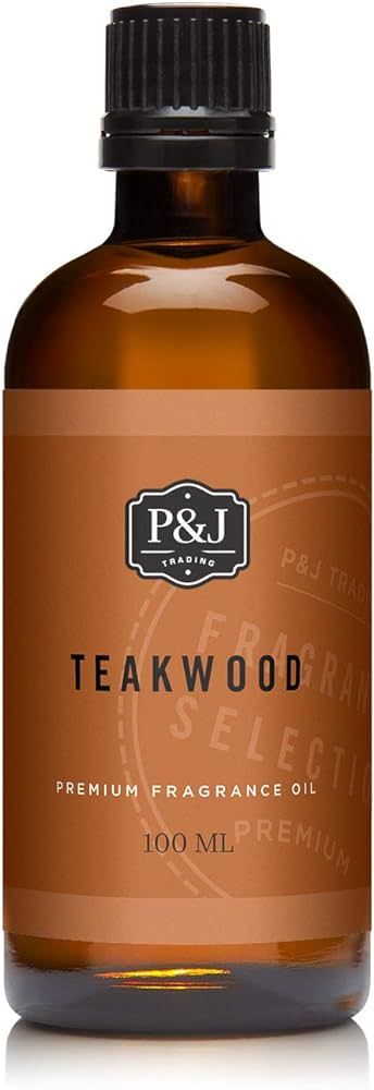 P&J Fragrance Oil | Teakwood Oil 100ml - Candle Scents for Candle Making, Freshie Scents, Soap Ma... | Amazon (US)