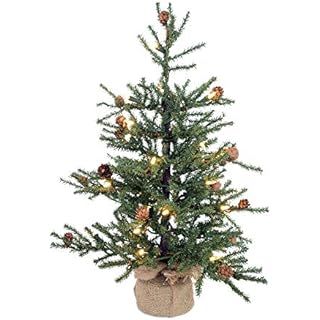 Vickerman 42" Caramel Pine Artificial Christmas Tree Unlit, Seasonal Indoor Home Decor with Decor... | Amazon (US)