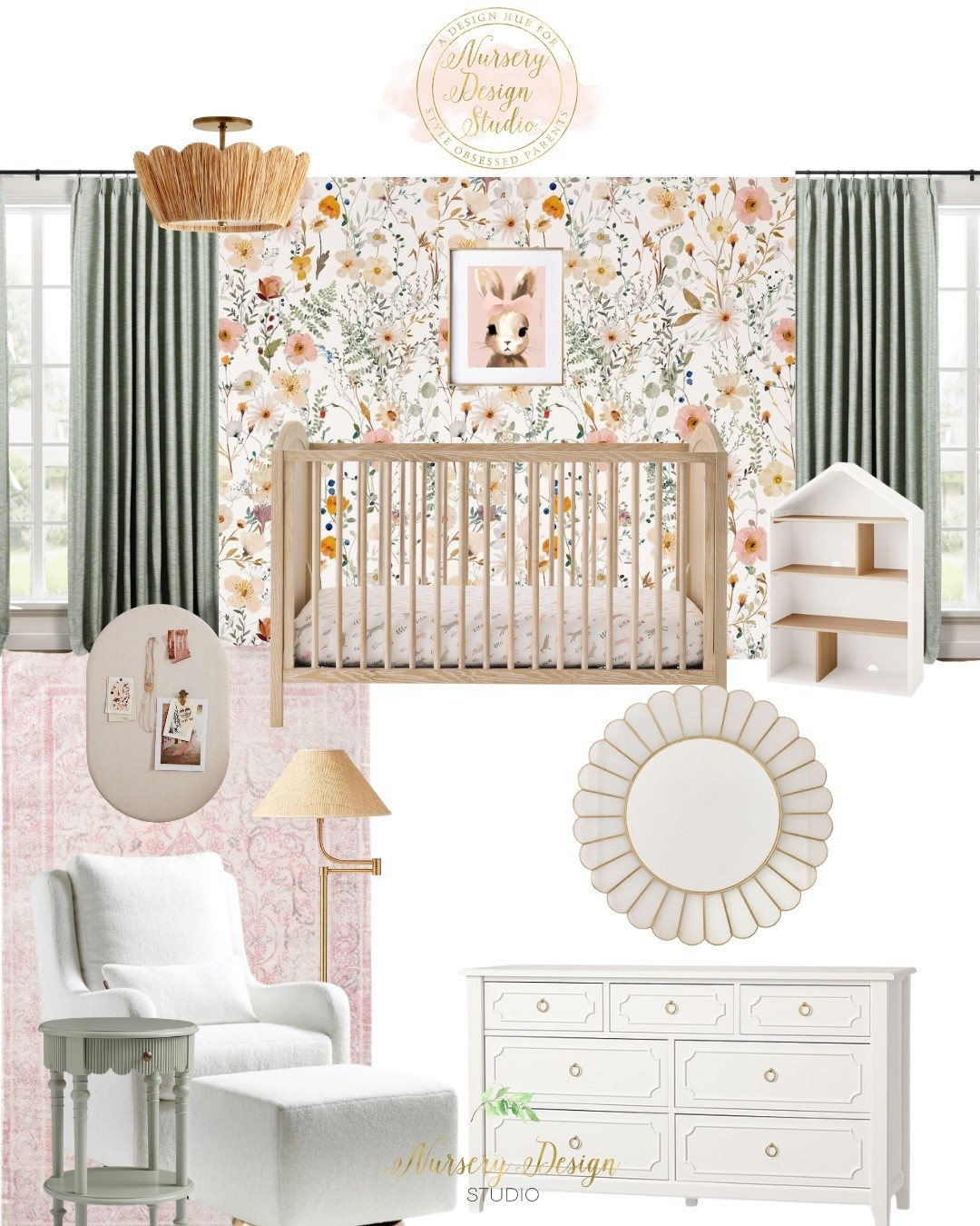 Ella’s nursery is all about soft florals, cozy textures, and the sweetest whimsical details . The bunny art above the crib is one of our favorites—and it’s 25% off today ( code: ELLA) - Satin Whisker’s from Nurserydecorco.com

#LTKBaby #LTKKids #LTKBump