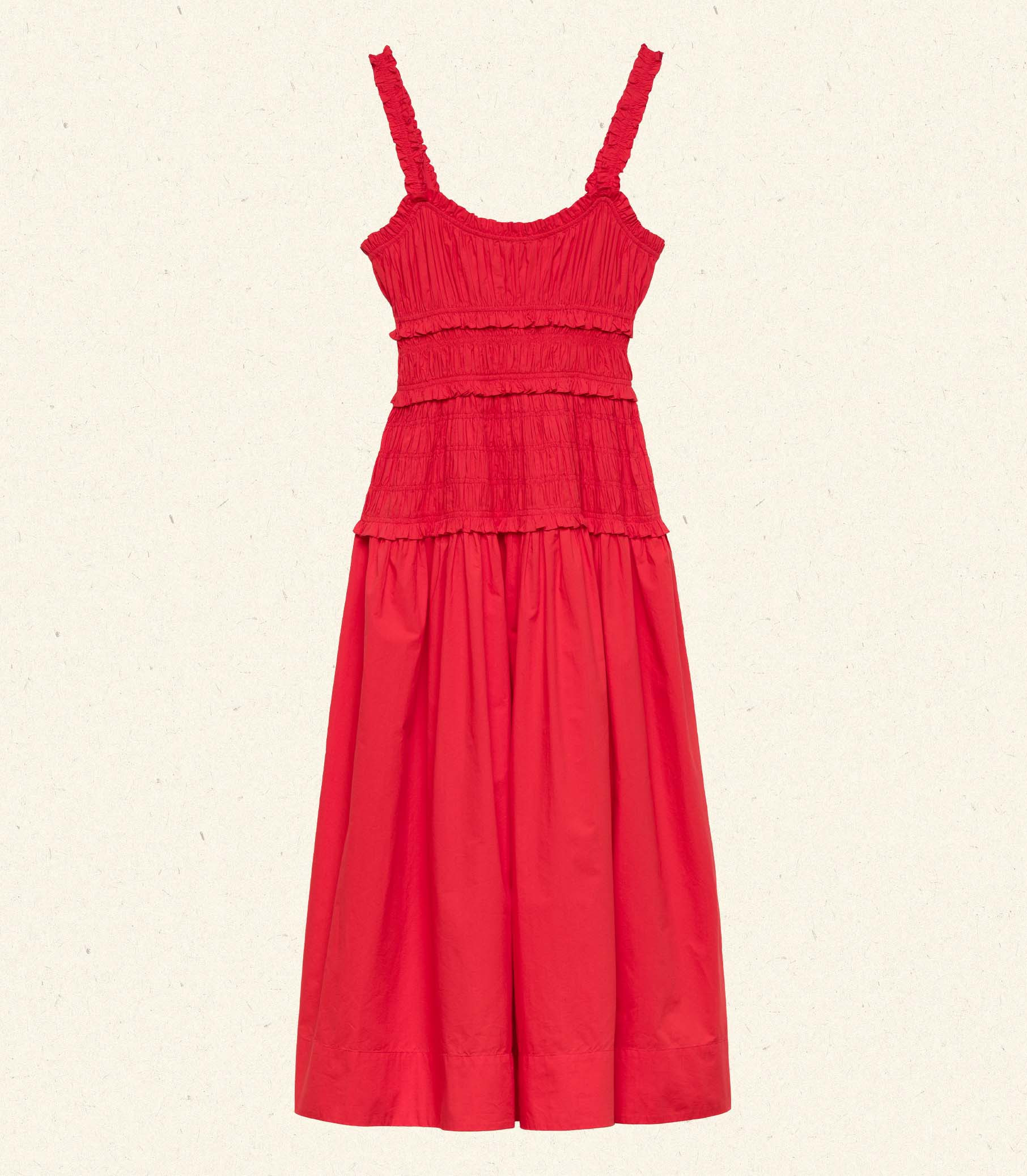 Marianne Dress - Carmine | DÔEN | DOEN