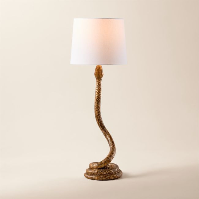 Snake Bronze Table Lamp | CB2