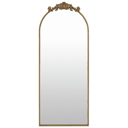 Kai Arched Floor Mirror - Gold | Full-length Mirror, Standing Mirror | One Kings Lane