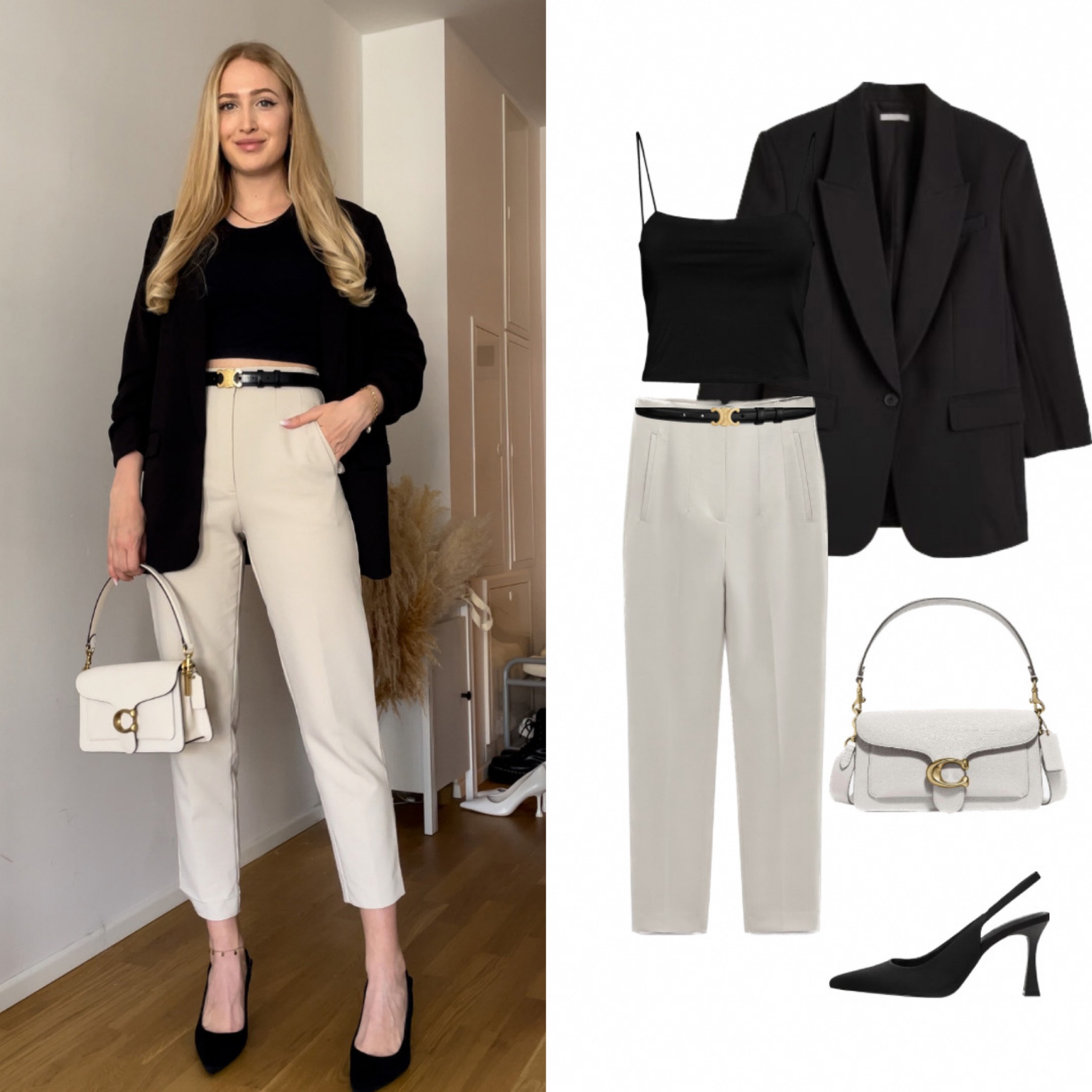 black 🤝🏼 white 

#outfitinspiration #outfitidea #blazerstyle 

#LTKSeasonal #LTKeurope #LTKFind