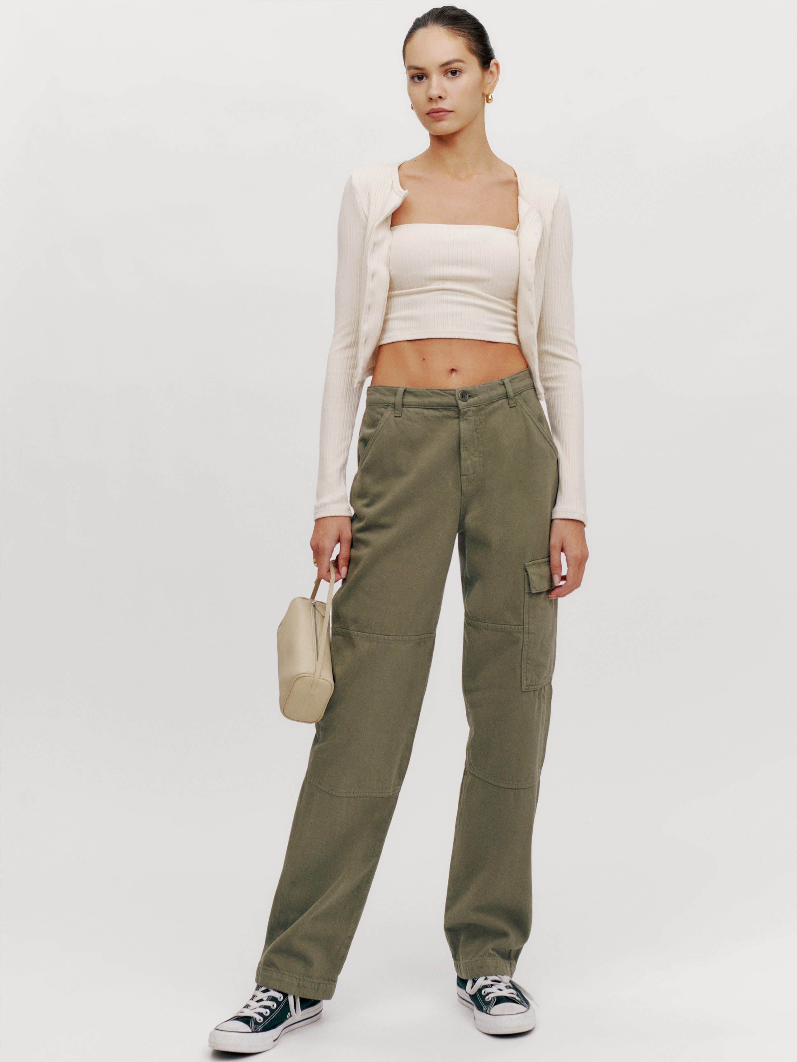 Bailey High Rise Utility Pant | Reformation (Global)