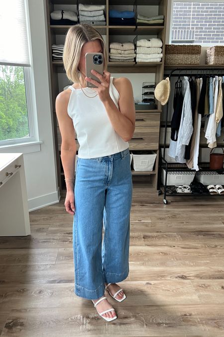 Wearing 26 jeans (may want to size down one), XS tank (sized down one), sandals tts
Codes: LINDSEY20 (new), LINDSEY10 (repeat)

#LTKFindsUnder100 #LTKStyleTip #LTKFindsUnder50