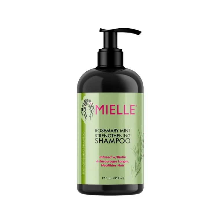 Mielle Rosemary Mint Nourishing Strengthening Daily Shampoo With Biotin, 12 fl oz, All Hair Types | Walmart (US)