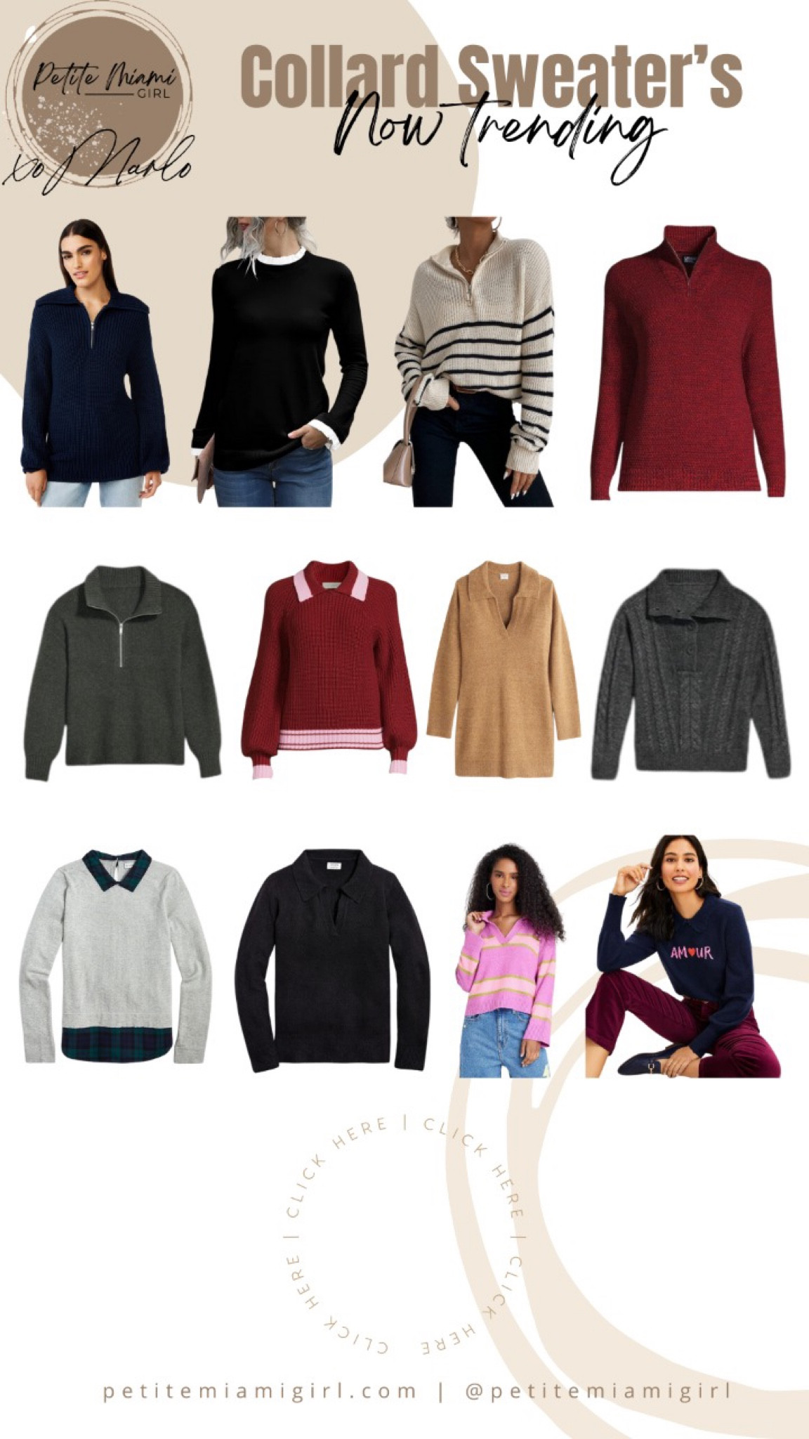  Trending Collared sweaters 

#LTKstyletip #LTKSeasonal #LTKunder100