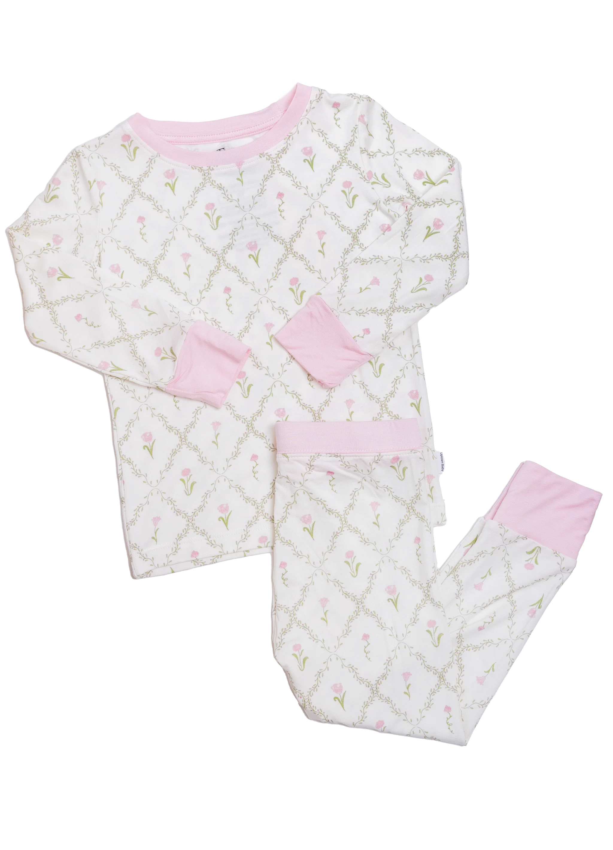 2 piece Flower Trellis Pajama | The Uptown Baby