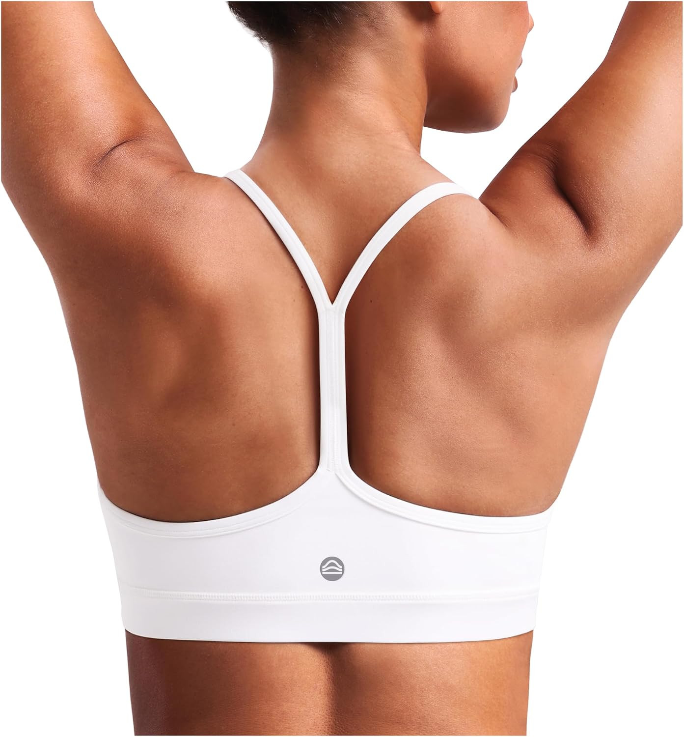 ENERBLOOM Women's Y Back Sports Bras Racerback Padded Spaghetti Thin Strap | Amazon (US)
