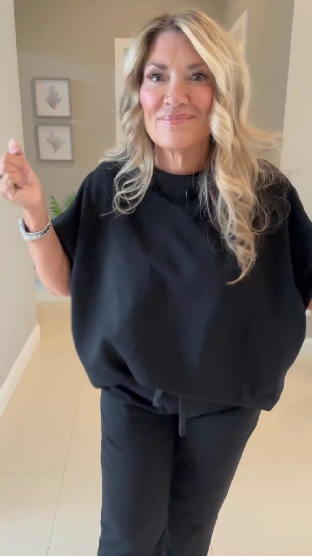 You’re going to want this two piece set from Amazon. I’ve been living in it all spring. I just bought it in white now that it’s on sale for the big spring sale. ￼