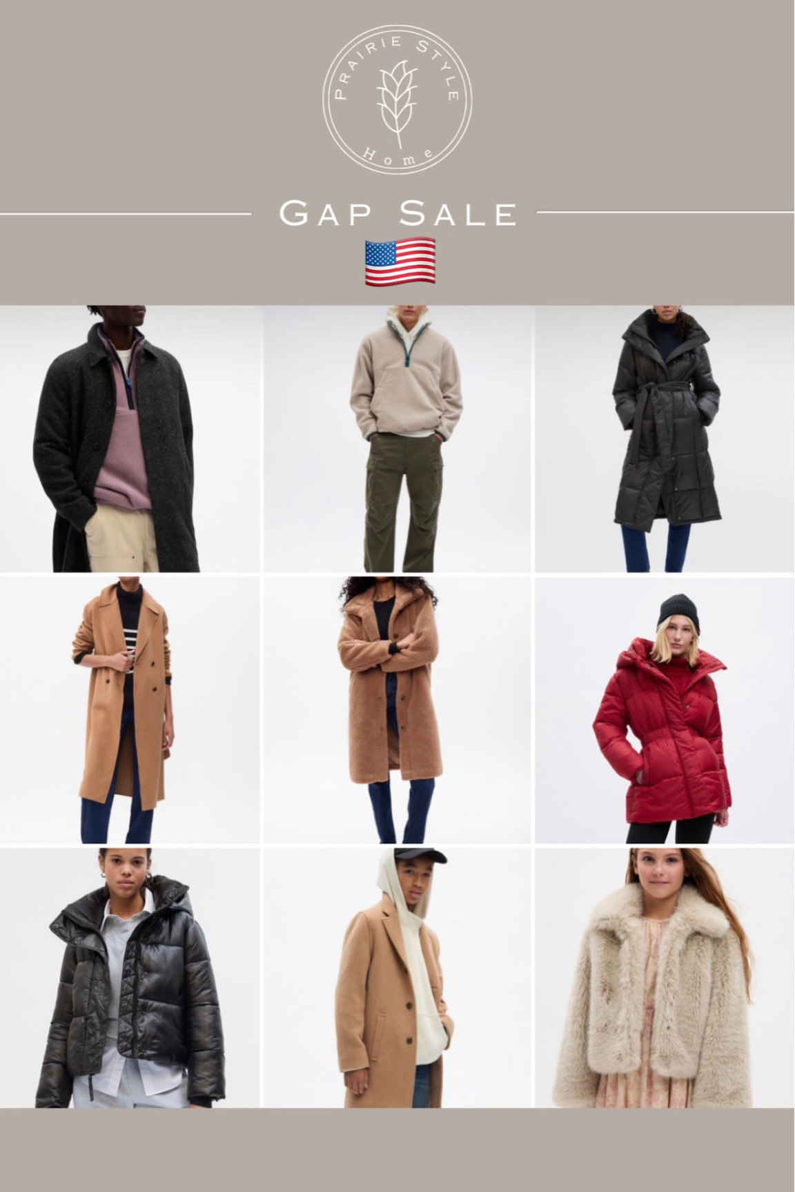 Lots of great stuff up to 60% off at the Gap right now! Use code ADDON to get an additional 10% off.  I bought Ben the Carcoat on the top left. 

#LTKfamily #LTKsalealert