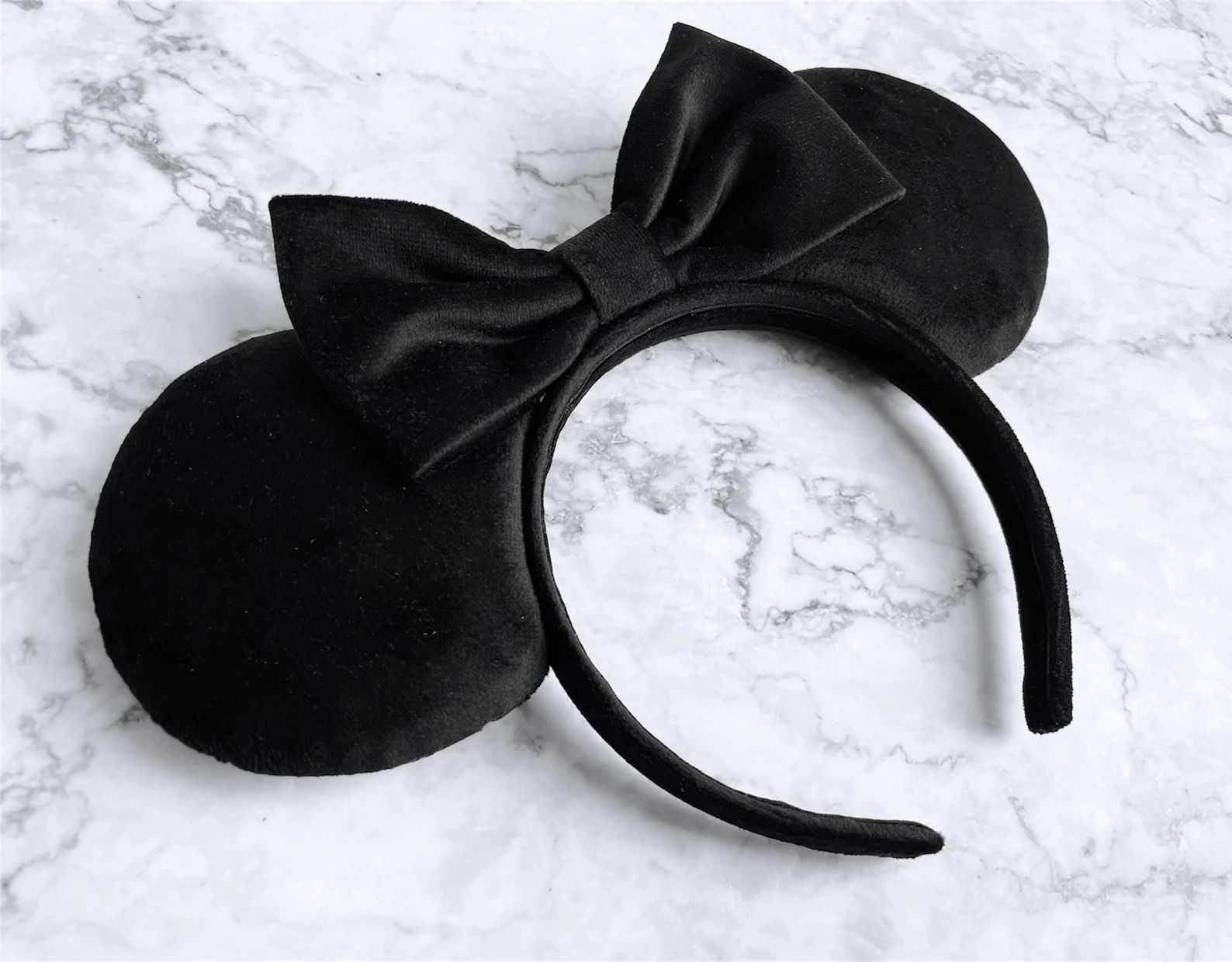 Mistress of Evil Velvet Mouse Ears Headband - Etsy | Etsy (US)