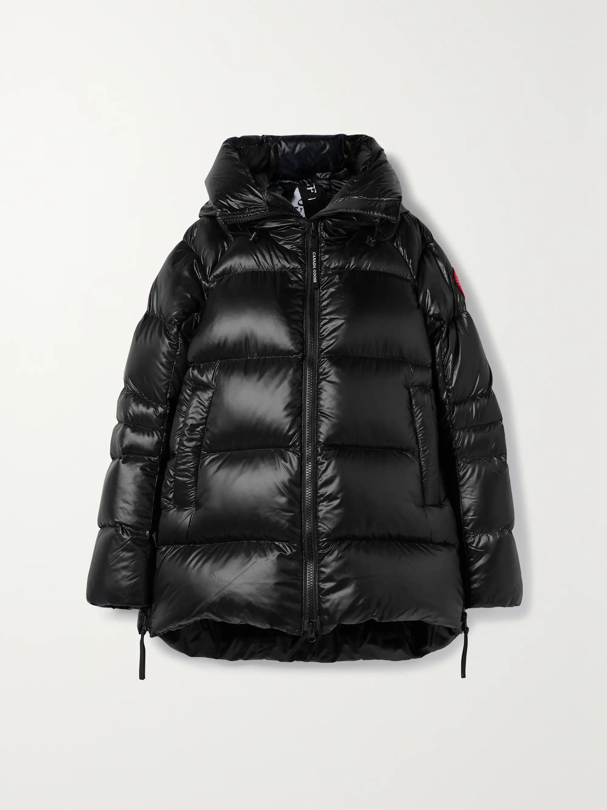 Black Cypress hooded quilted recycled shell down jacket | CANADA GOOSE | NET-A-PORTER | NET-A-PORTER (US)