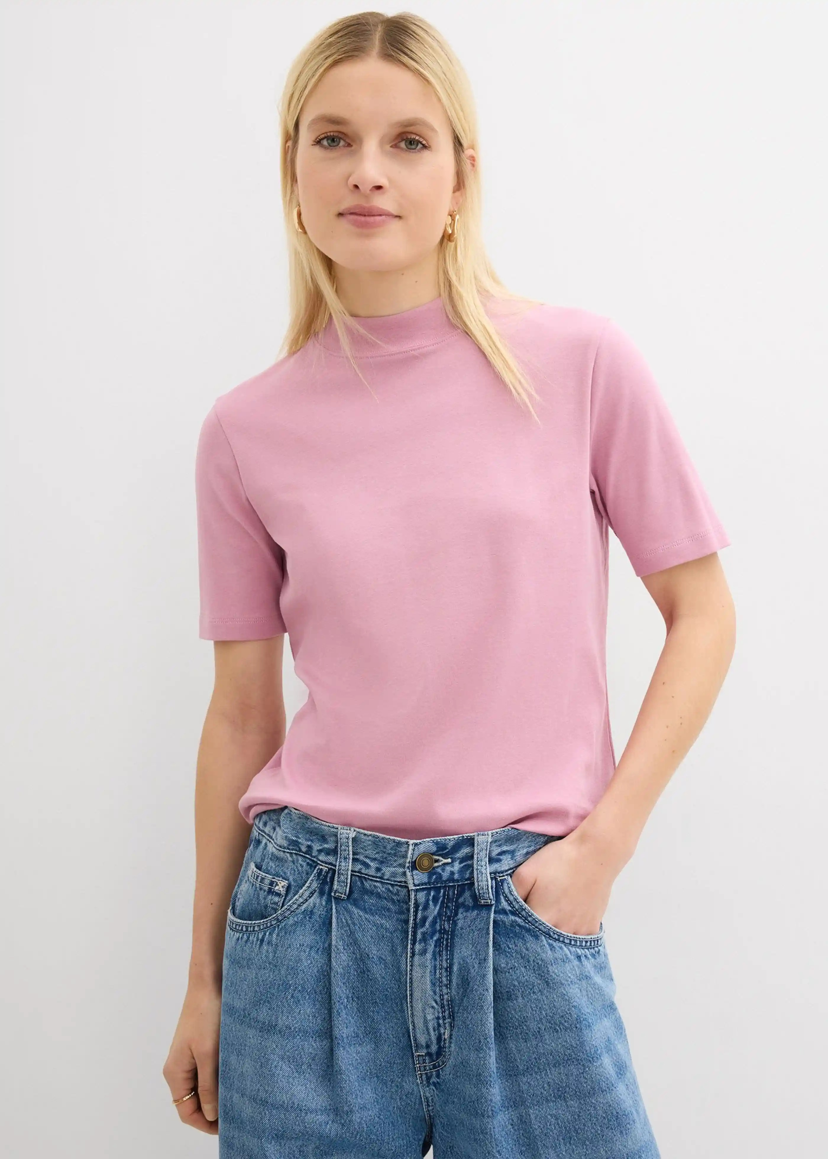 Rippshirt aus reiner Baumwolle | Bonprix DE