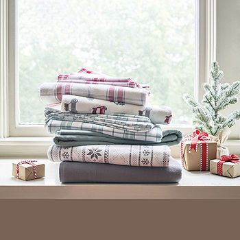 North Pole Trading Co Flannel Sheet Set | JCPenney