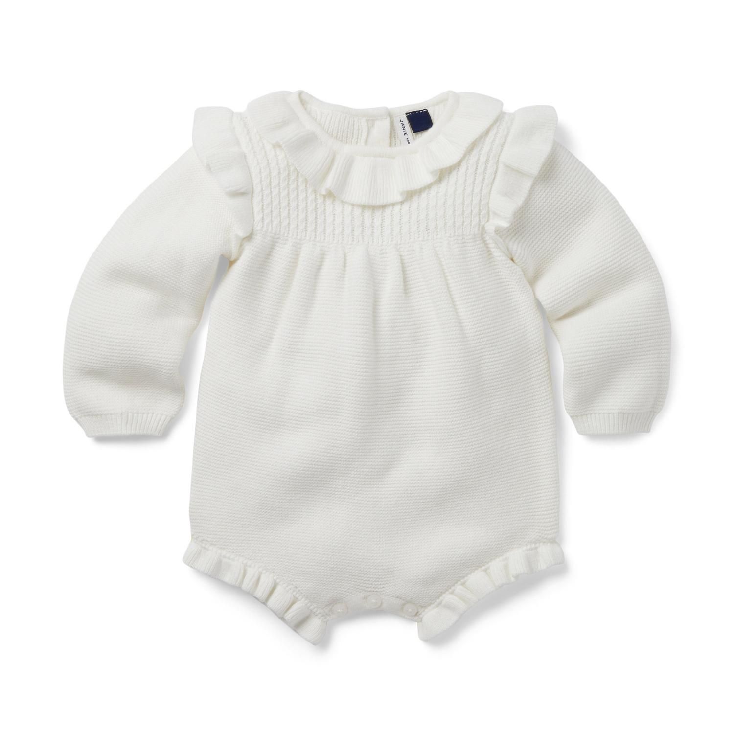 Baby Ruffle Sweater Romper | Janie and Jack