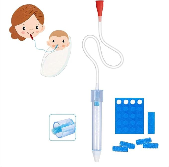 Safe Essentials Baby Nasal Aspirator with 24 Hygiene Filters, This Innovative Baby Nose Sucker Co... | Amazon (US)