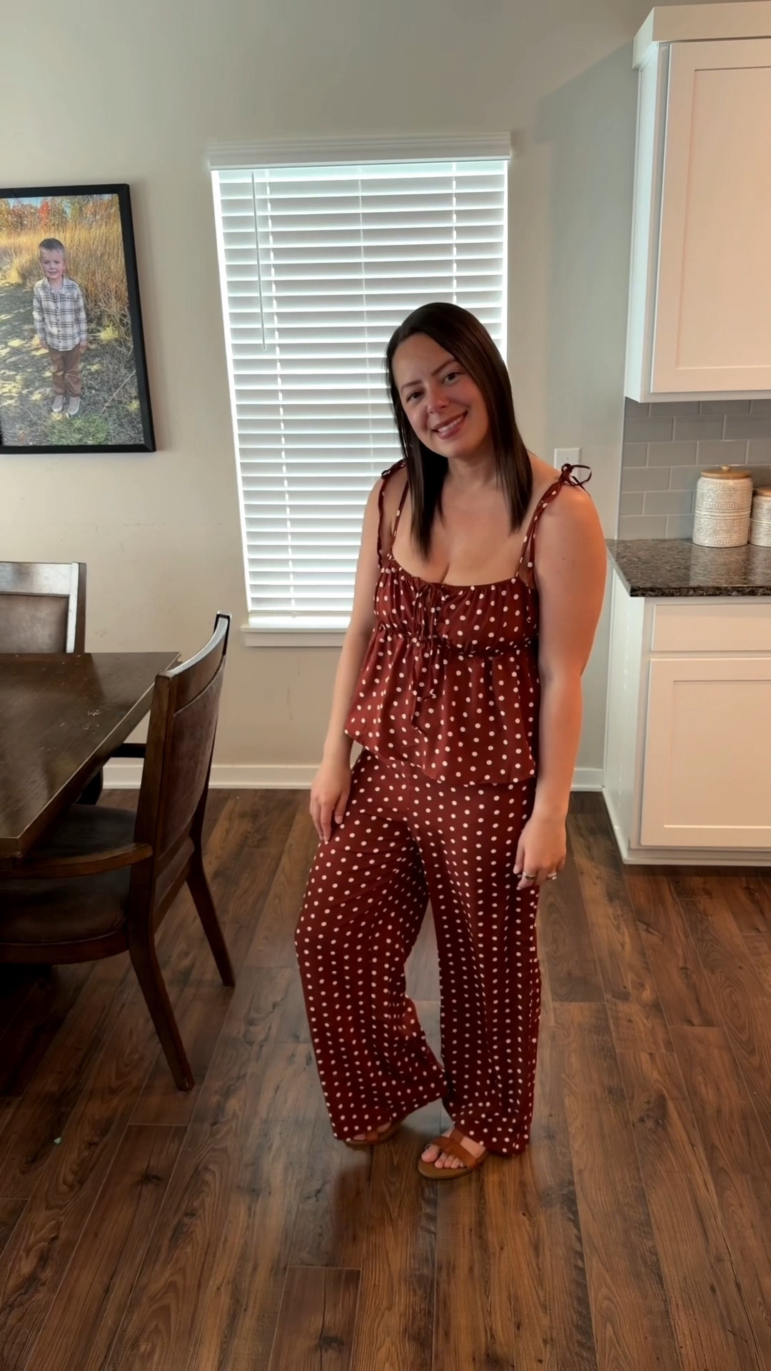 This Amazon two piece set is perfect for spring and summer. I love the trendy polka dots. I am wearing my normal size medium. 

#LTKootd
