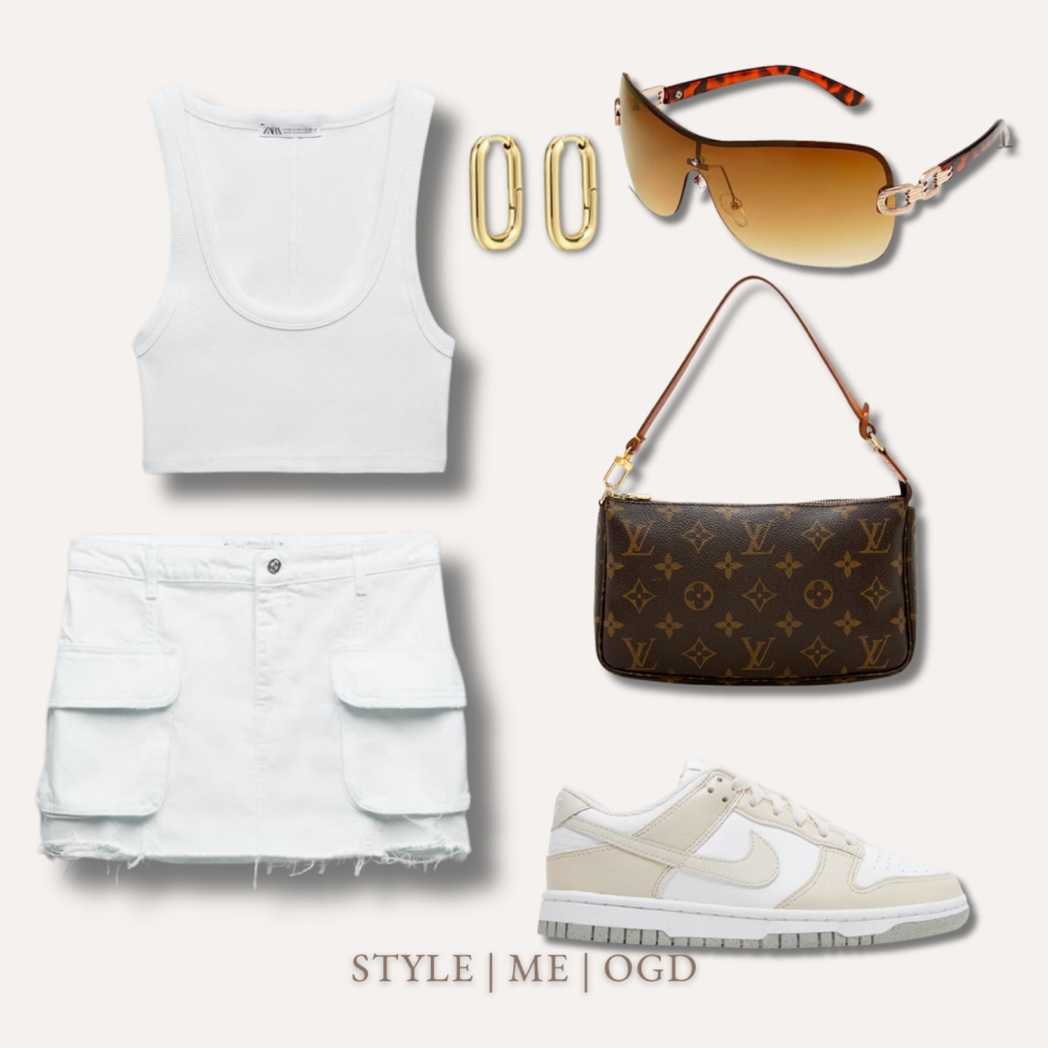 White cargo skirt, 2000s look, style Lookbook

#LTKFind #LTKstyletip
