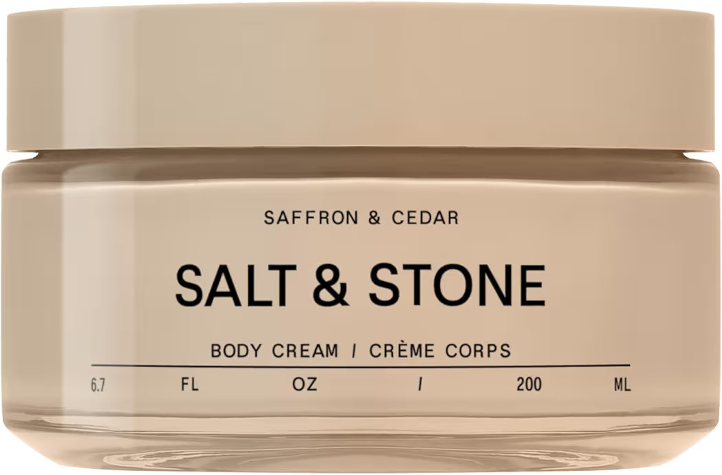 Salt & Stone Body Cream – Saffron & Cedar | Hydrating Formula with Seaweed Extracts, Spirulina ... | Amazon (US)