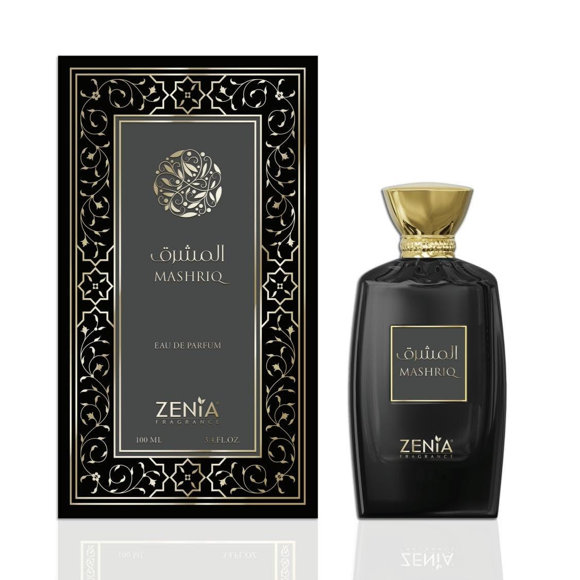 Zenia Mashriq Eau de Parfum EDP Spray for Men & Women – 3.4oz / 100ml | Long Lasting Warm Spicy... | Amazon (US)