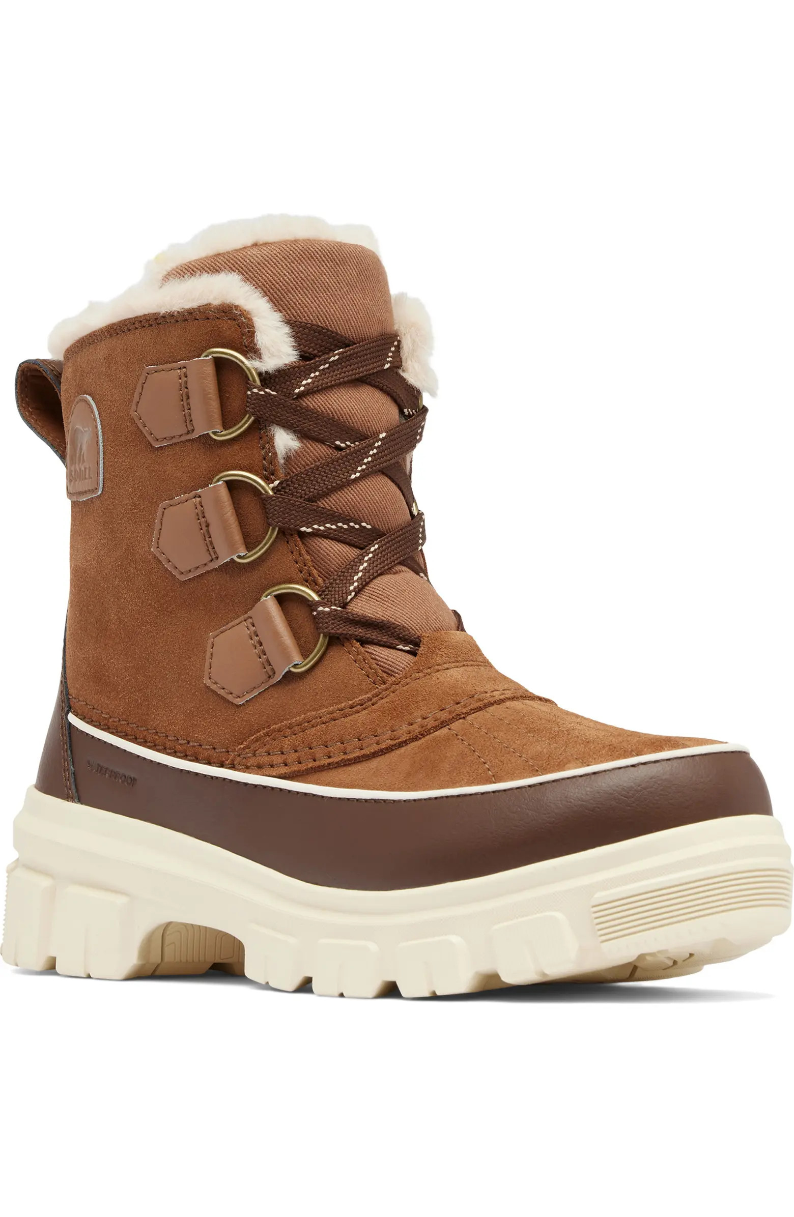 Tivoli V Faux Fur Lined Waterproof Boot (Women) | Nordstrom