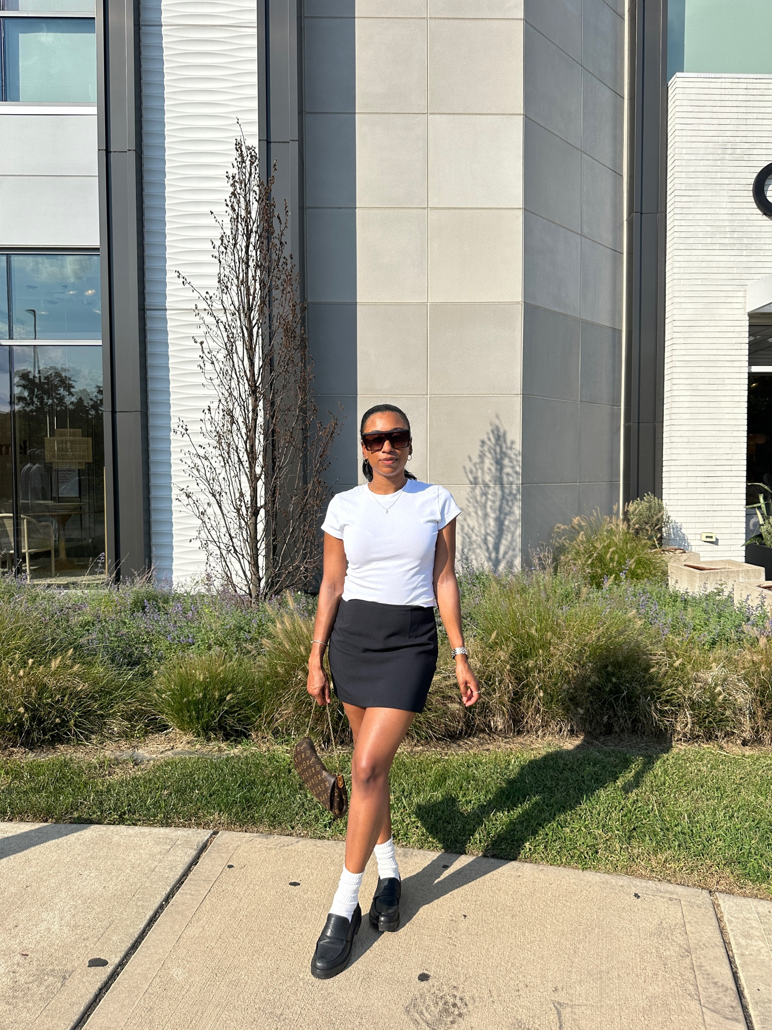 A white tee + a black mini skirt + loafers = the perfect minimal fall outfit

#LTKWorkwear #LTKShoeCrush #LTKStyleTip