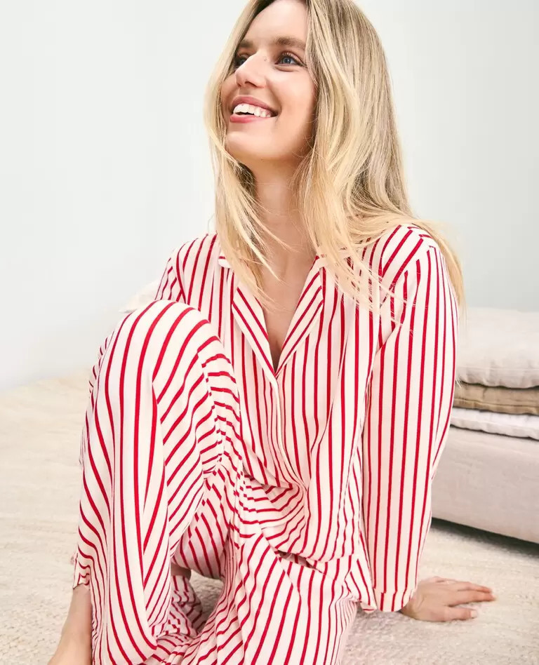 Women's Holiday Long Sleeve Pajama Set in HannaSoft™ | Hanna Andersson