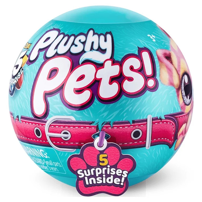 5 Surprise Plushy Pets Series 1 Mystery Collectible Capsule by ZURU | Walmart (US)