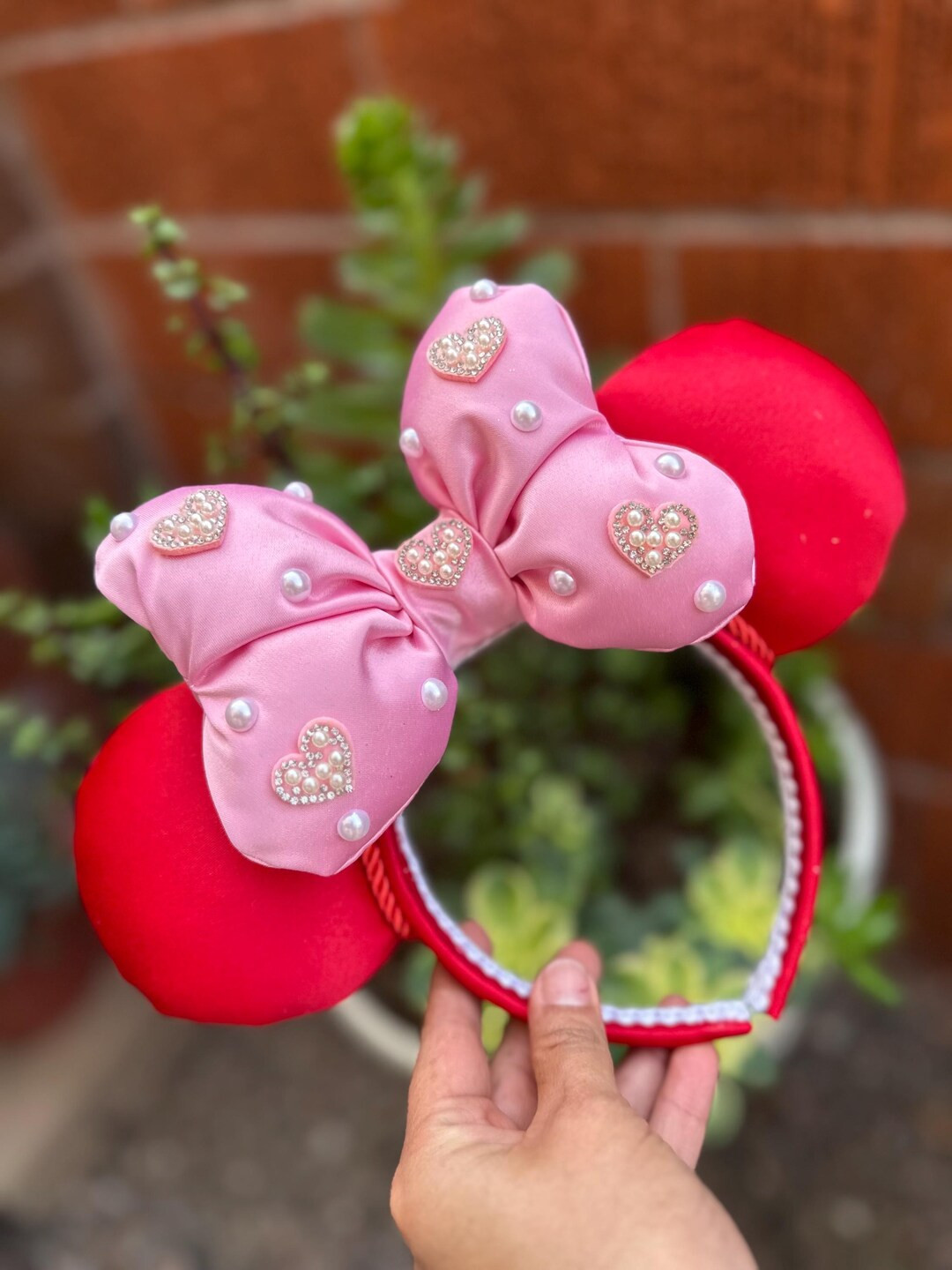 Sweetheart Minnie Ears - Etsy | Etsy (US)