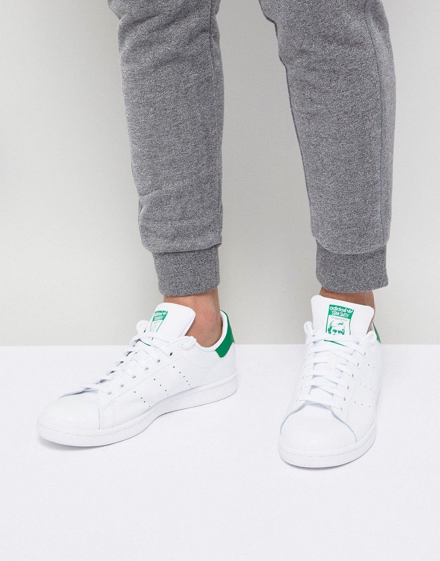 adidas Originals Stan Smith Leather Sneakers In White M20324 - White | ASOS US
