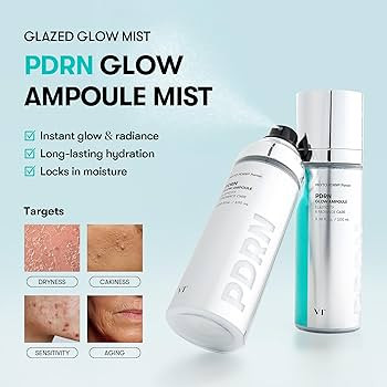 VT COSMETICS PDRN Glow Ampoule, PDRN Facial Mist, Deep Hydration Spray Serum, Vegan Skin Care, Li... | Amazon (US)