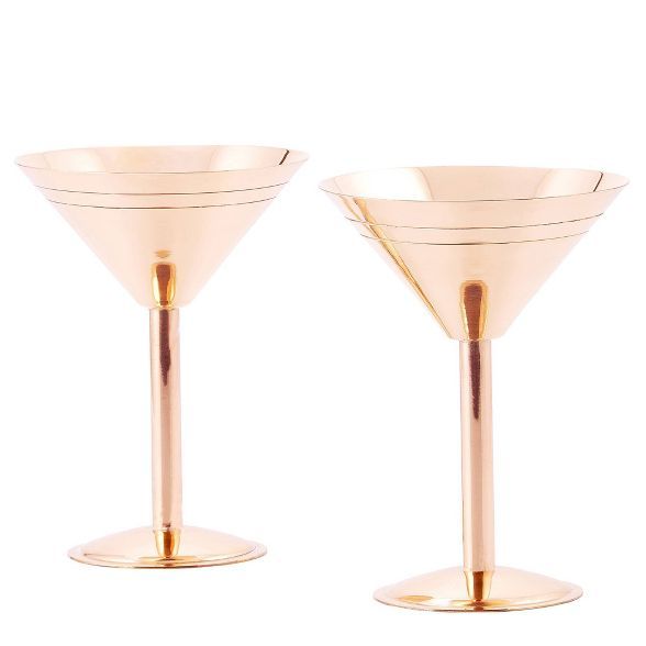 Old Dutch 9oz 2pk Copper Martini Glasses | Target