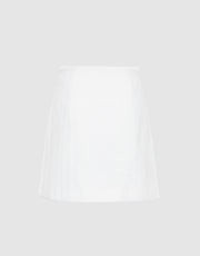 Textured Raw Trim Skirt | Urban Revivo