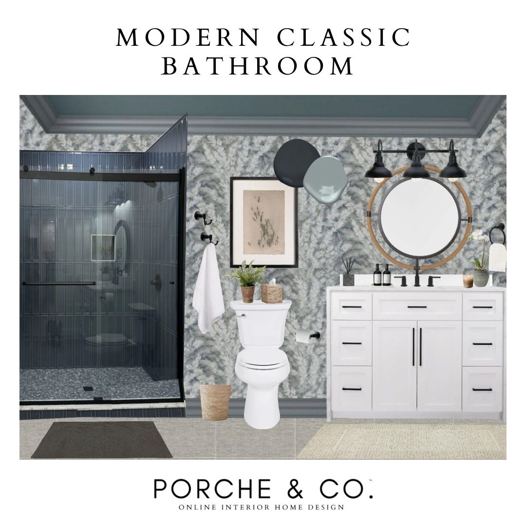 Modern classic design, bathroom decor, moody bathroom, bathroom styling
#visionboard #moodboard #porcheandco

#LTKStyleTip #LTKHome