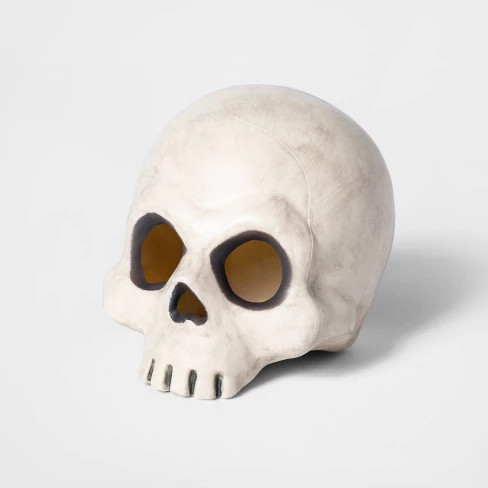 4" Color Changing Light Up Skull Decorative Halloween Prop - Hyde & EEK! Boutique™ | Target