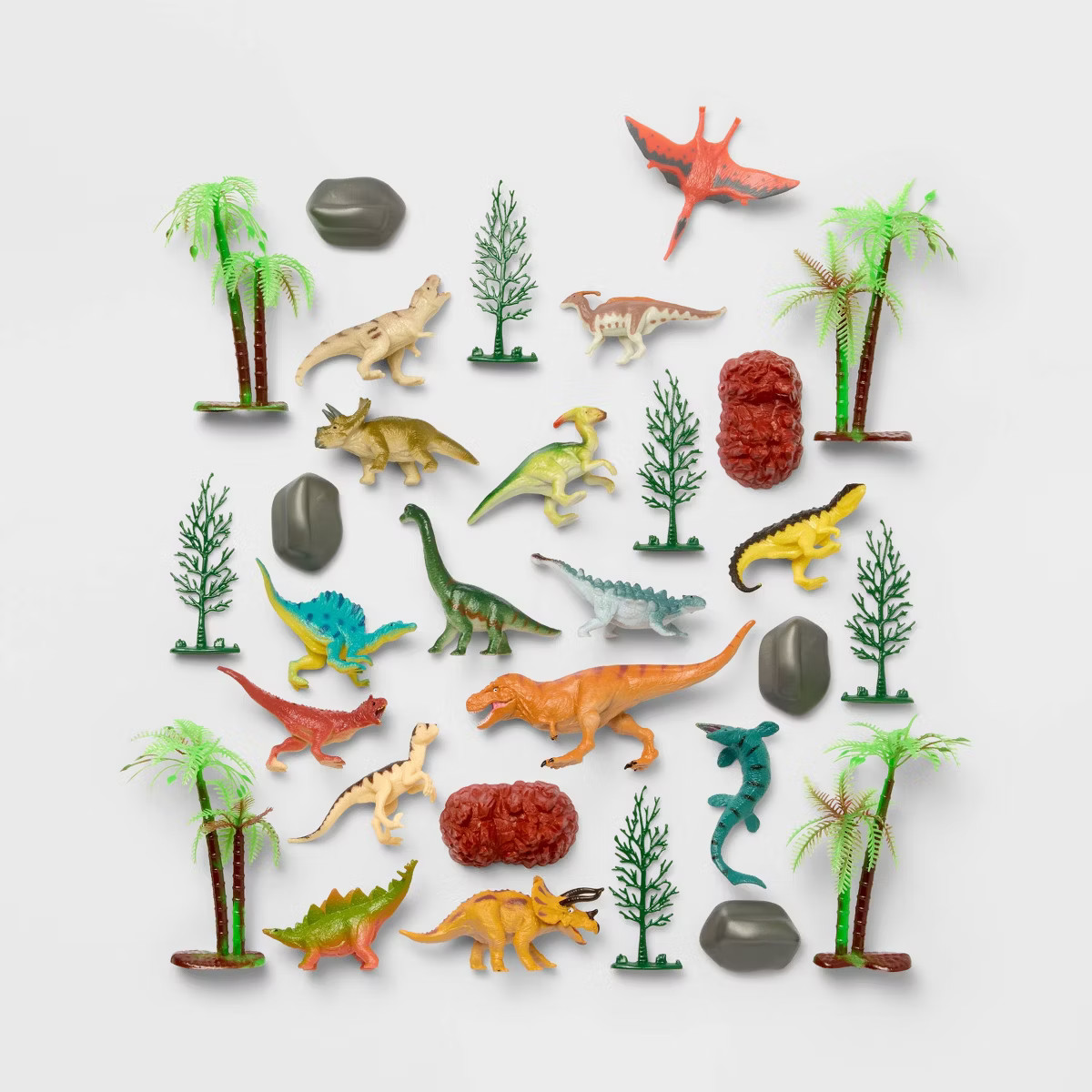 Dinosaur Animal Figure - 30pc - Gigglescape™: PVC Material, Includes Animal Figures Set | Target