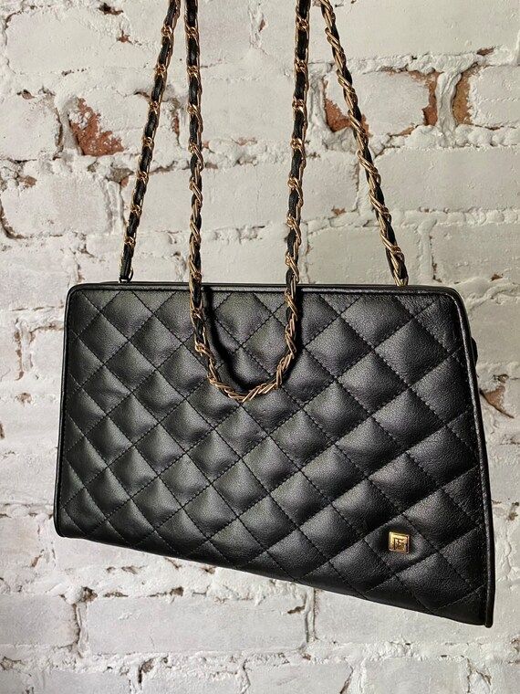 Balmain quilted chain bag | Etsy (US)