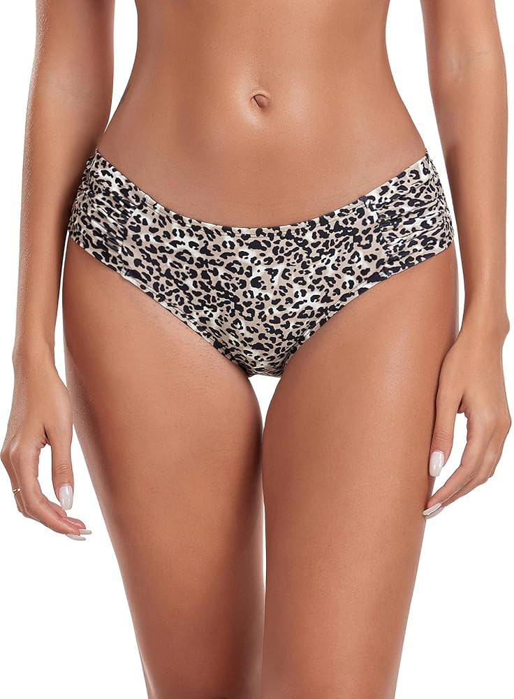 Ocean Blues Women's Ruched Sides Bikini Bottom | Amazon (US)